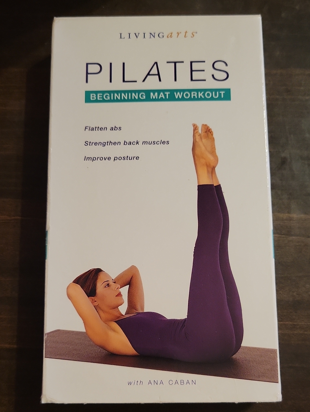 Pilates Beginning Mat Workout VHS — Women's Purple Leggings